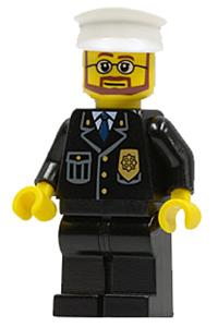 LEGO City Minifigure - Male Police Officer / Policeman, moustache