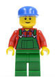 Overalls Farmer Green, Blue Cap - cty0136