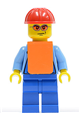 Lumberjack wearing an orange vest - cty0157