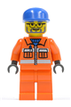 Sanitary Engineer 3 - Orange Legs, Glasses and Beard - cty0158