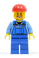 Worker in Overalls