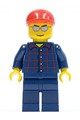 Male in Plaid Button Shirt