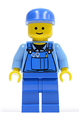 Overalls with Tools in Pocket Blue, Blue Cap, Standard Grin - cty0213