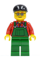 Farmer with Green Overalls