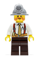 Miner - Shirt with Tie and Suspenders, Mining Helmet, Beard - cty0322