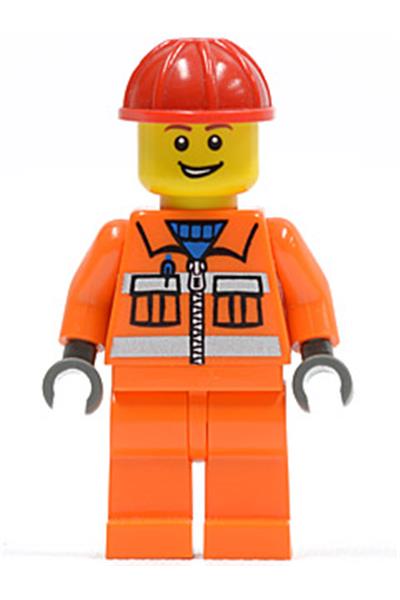 hjerne Caroline ventilator LEGO Construction Worker Minifigure cty0368 | BrickEconomy