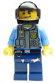 LEGO City Undercover Elite police officer with badge number 8 - cty0432