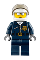 Police - City Motorcycle Officer, Silver Sunglasses - cty0449