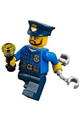 Police - City Officer, Gold Badge, Police Hat, Beard - cty0477