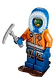 Arctic Explorer, Male with Green Goggles and Snowshoes - cty0497