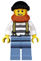 Swamp police - crook male with black knit cap and dark orange beard - cty0513