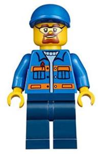 Snowplow Driver Minifigure - cty0520