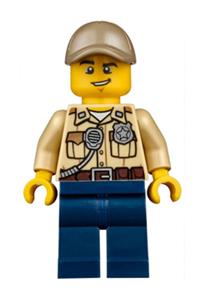 Swamp Police - Officer, Shirt, Dark Tan Cap cty0523