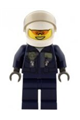 Swamp Police - Helicopter Pilot, Dark Blue Flight Suit with Badge, Helmet, Plain Hips and Legs - cty0535