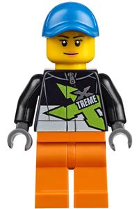 Powerboat Driver Minifigure - Powerboat Driver Female - cty0543
