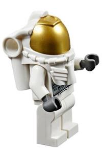 Utility Shuttle Astronaut - Female astronaut in a utility shuttle - cty0567