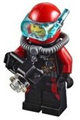 Male scuba diver without flippers - cty0599