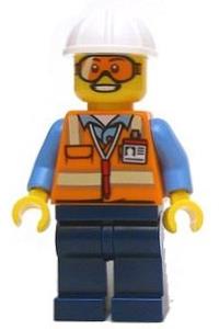 Space Engineer Minifigure - Space Engineer in a space suit with goggles - cty0600