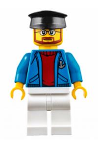 Ferry Captain Minifigure - cty0622