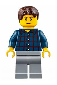 Camper Minifigure - Male camper - cty0625