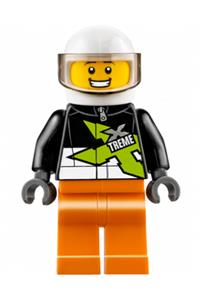 Stunt Truck Driver Minifigure - cty0698