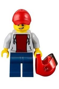 ATV Driver Minifigure - Male ATV driver - cty0728