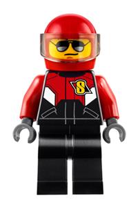 Race Plane Pilot Minifigure - Pilot - Race Plane - cty0738
