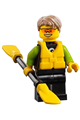 Beachgoer with a kayaker equipment - cty0757