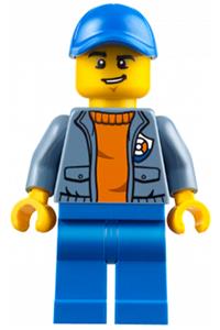 Coast Guard 4 x 4 Driver Minifigure - 4x4 driver from Coast Guard City - cty0813