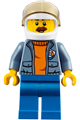 City Coast Guard helicopter pilot with a moustache - cty0828