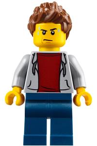 Kayak Passenger Minifigure - Coast Guard City - Kayak Passenger Harassed by Shark - cty0829