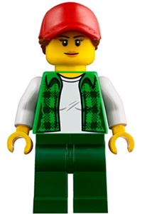 Truck Driver Minifigure - Female truck driver - cty0838