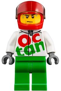Speed Record Car Driver Minifigure - cty0842