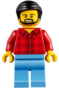 Camper Parent Minifigure - Parental male camper - cty0843