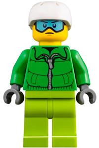 Skier Minifigure - cty0857