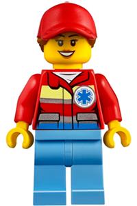 Helicopter Medic Minifigure - Female helicopter medic - cty0859