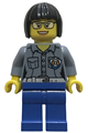 Coast Guard City - Female Station Manager, Short Black Hair with Glasses - cty0861