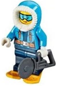 Arctic Explorer Female - Fur-Lined Hood, Light Blue Ski Goggles cty0926