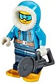 Arctic Explorer Female - Fur-Lined Hood, Light Blue Ski Goggles - cty0926