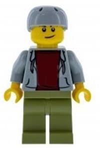Skateboarder Minifigure - cty0940
