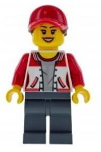 Kiosk Attendant Minifigure - cty0941