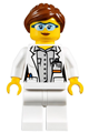 Scientist - Female, Blue Goggles and White Legs - cty1011