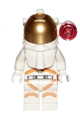 Astronaut - Female, White Spacesuit with Orange Lines, Side Lamp, Smile - cty1039