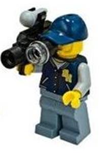 Lego sales cameraman minifigure