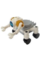 City Space Robot, Round Tiles as Wheels, Medium Azure Eyes - cty1056