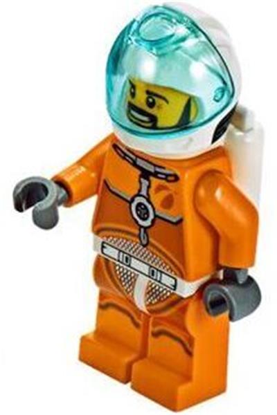 City Space cty1061 Minifig Lego Figurine Astronaut with Helmet New New City Space cty1061 Minifig Lego Figurine Astronaut with Helmet New New