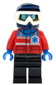 Ski Patrol Member - Male, Dark Blue Helmet - cty1078
