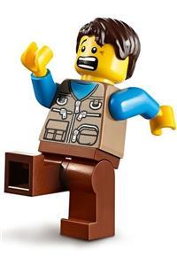 LEGO City Minifigure new Photographer in tree trunk from Set 40267 LEGO City Minifigure new Photographer in tree trunk from Set 40267