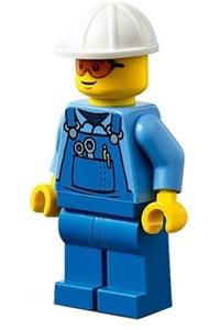 Roadwork Truck Driver Minifigure - cty1274