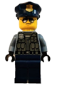 Police Officer - Sand Blue Police Jacket, Dark Blue Legs, Police Hat with Gold Badge, Sunglasses - cty1312
